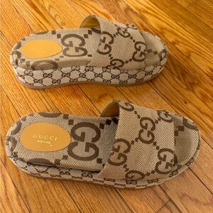 WOMEN'S PLATFORM SLIDE SANDAL